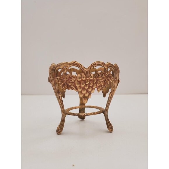 Brass display stand for egg, mineral, orb or large crystal ball, ostrich egg - Picture 1 of 9